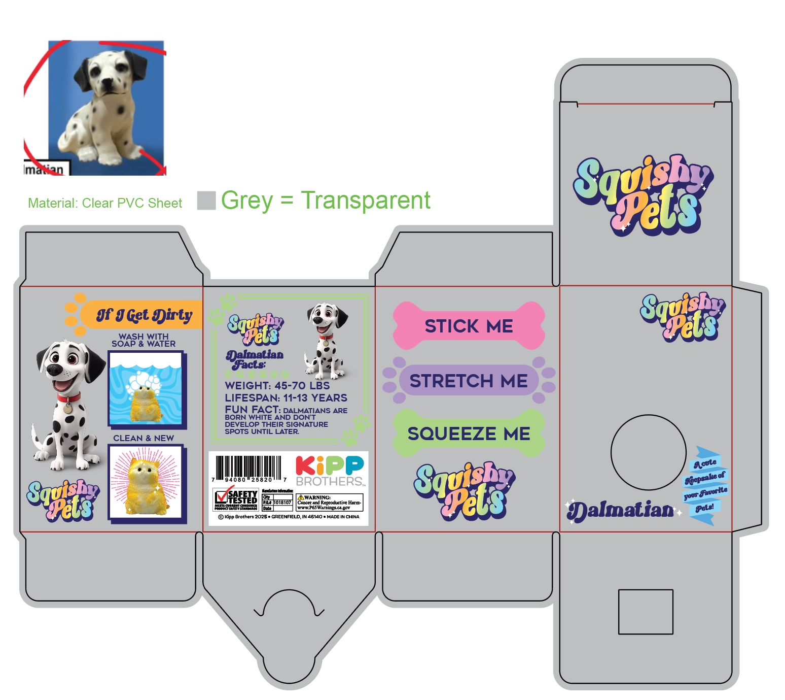 Squishy Pets Keepsake - 12 Pieces Per Retail Ready Display 25820