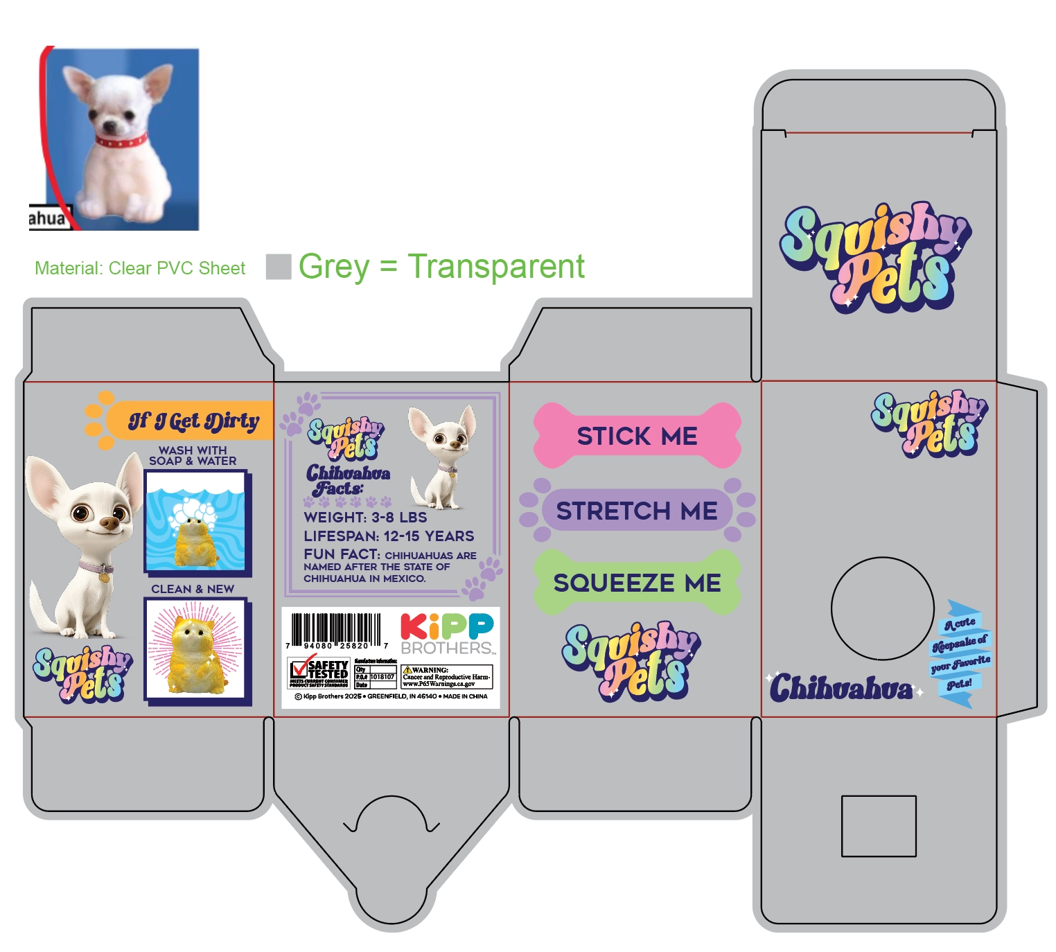 Squishy Pets Keepsake - 12 Pieces Per Retail Ready Display 25820