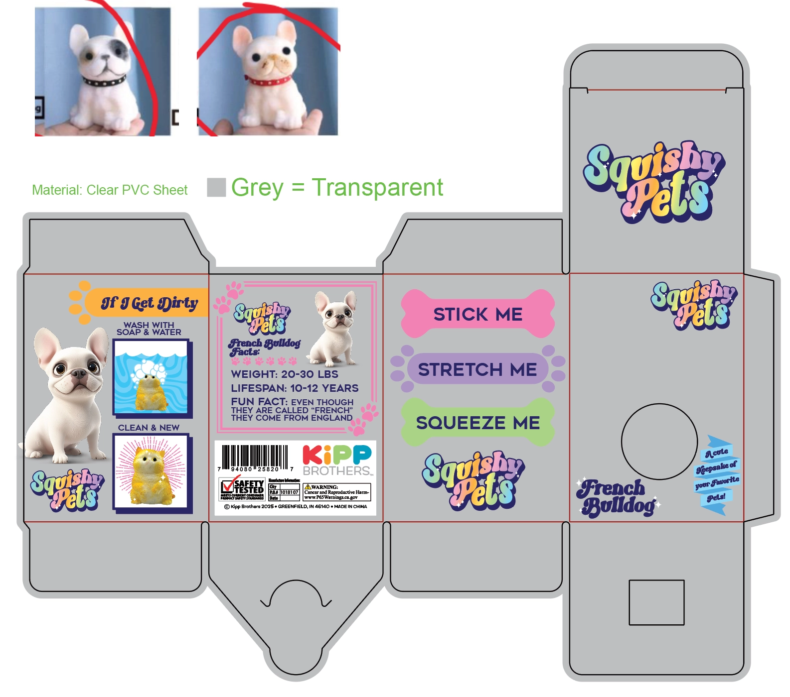 Squishy Pets Keepsake - 12 Pieces Per Retail Ready Display 25820
