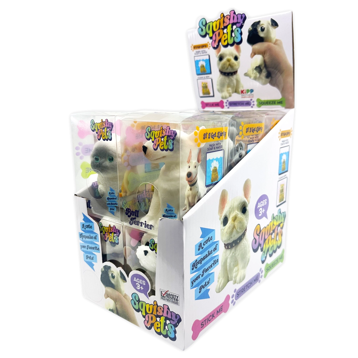 Squishy Pets Keepsake - 12 Pieces Per Retail Ready Display 25820