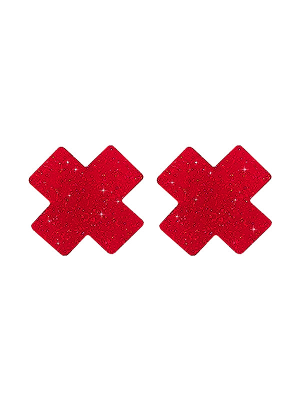 Taboom Shiny Cross Nipple Pasties