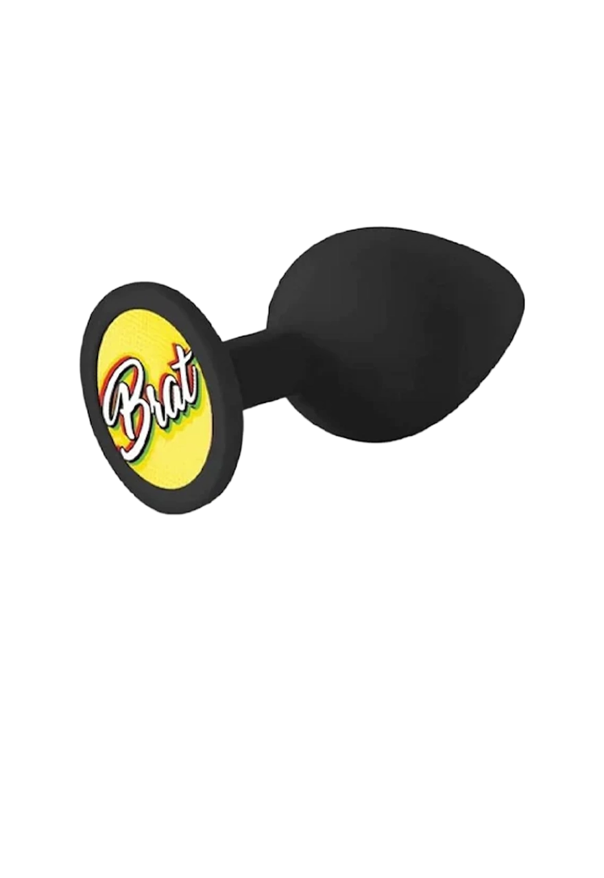 The 9's - Booty Talk Silicone Butt Plug Brat - Black