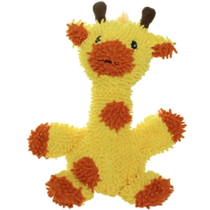VIP Products Microfiber Giraffe Yellow Dog Toys