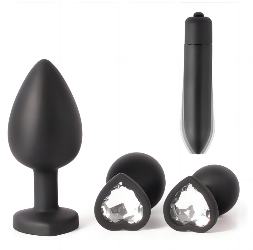White Diamond Anal Plug Set