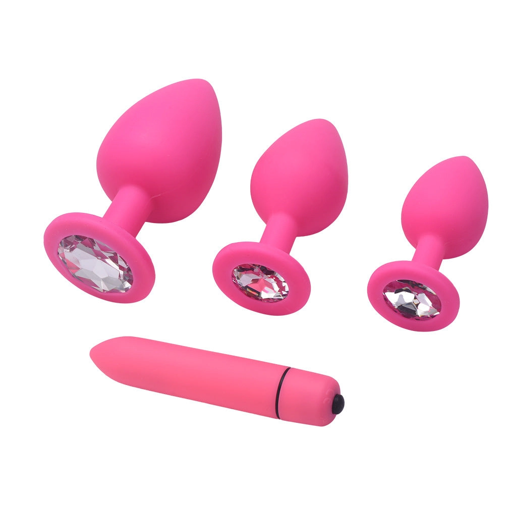 White Diamond Anal Plug Set