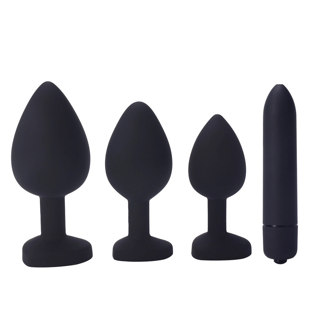 White Diamond Anal Plug Set