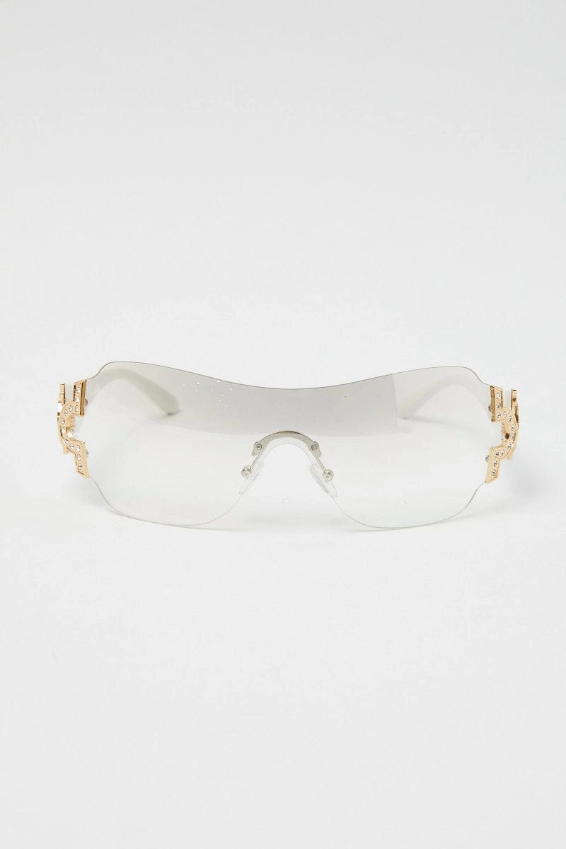 White Fashion Sunglasses