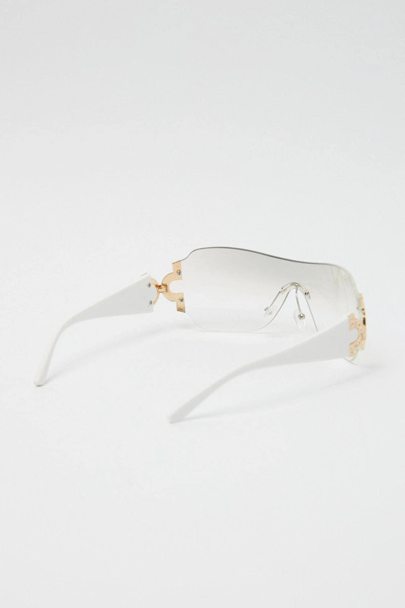 White Fashion Sunglasses