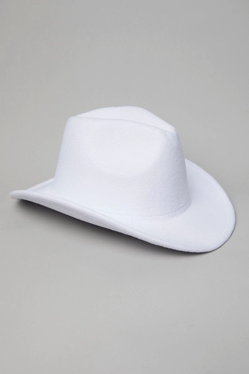 White Festival Cowboy Hat