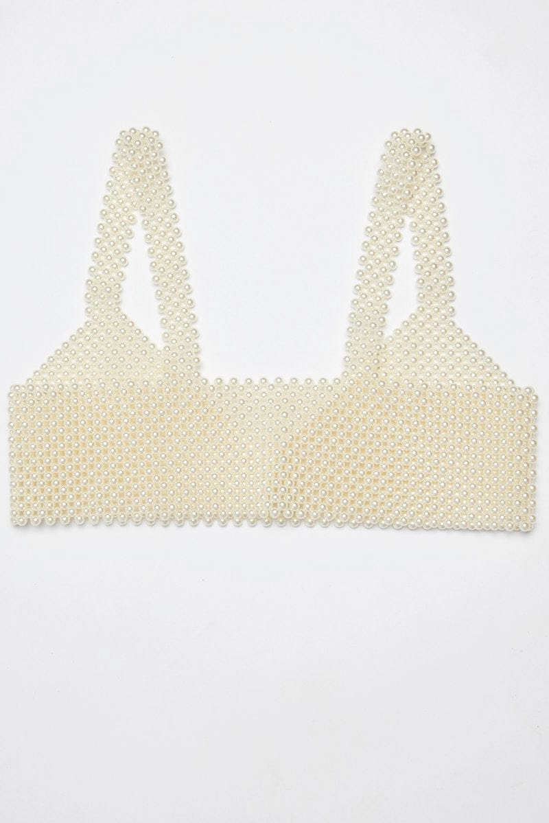 White Pearl Bralette
