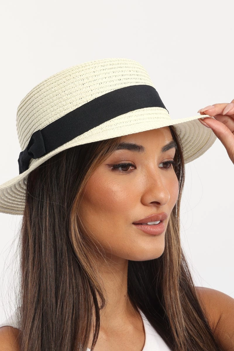 White Straw Hat