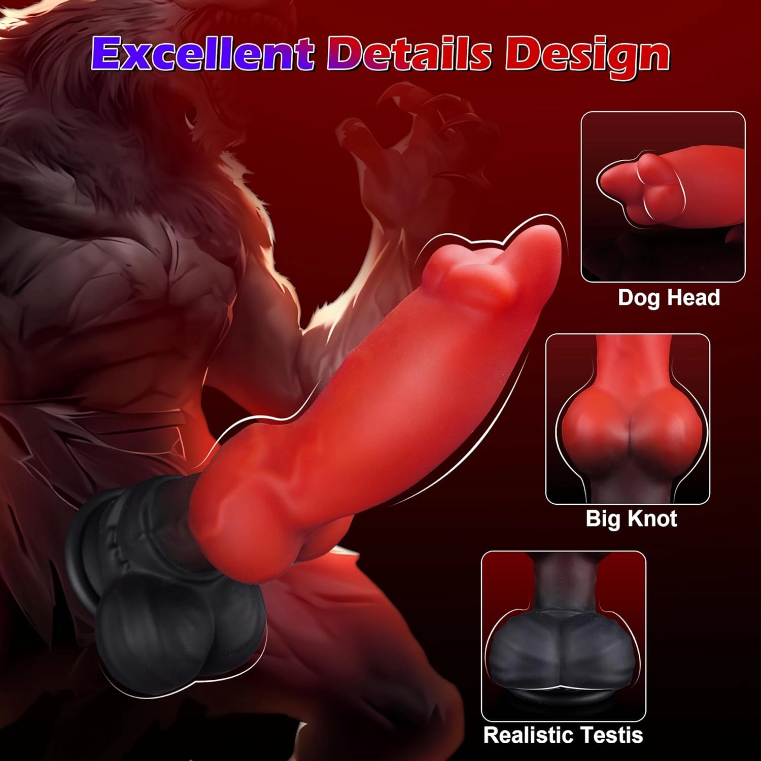 Wola 9.4 Huge Monster Dildo Fantasy Horse Dildo-Laphwing