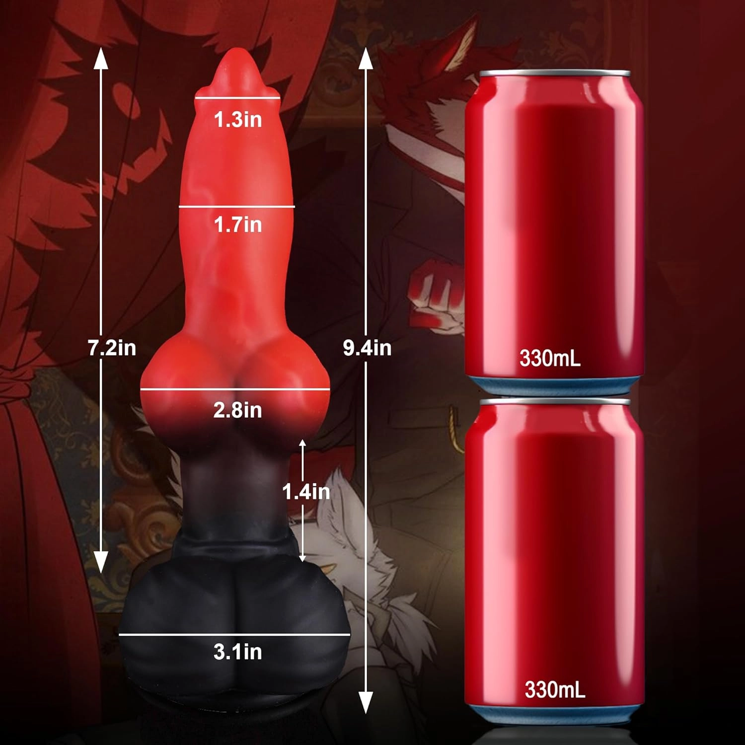 Wola 9.4 Huge Monster Dildo Fantasy Horse Dildo-Laphwing