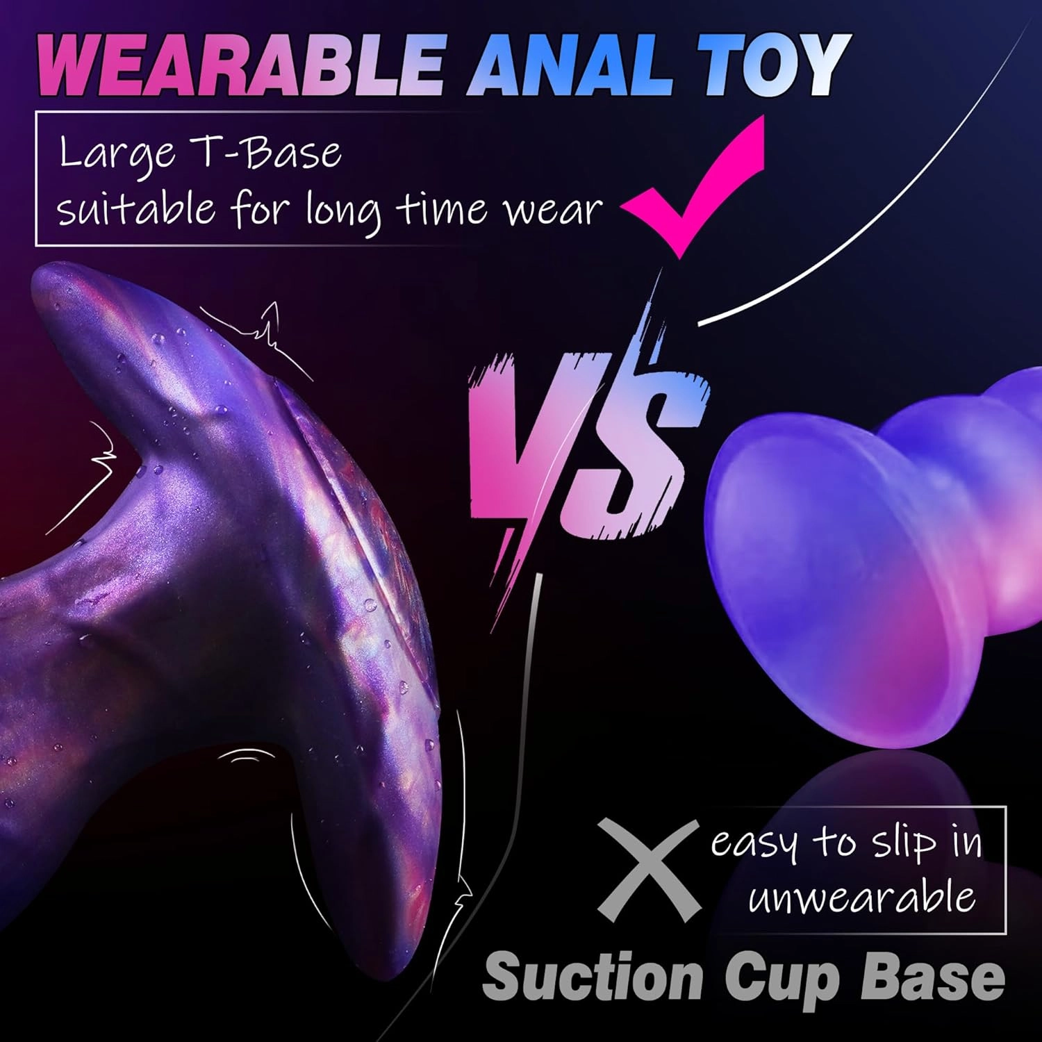 Yula 8.07 Anal Stretcher XL Butt Plug Large Anal Plug - Laphwing