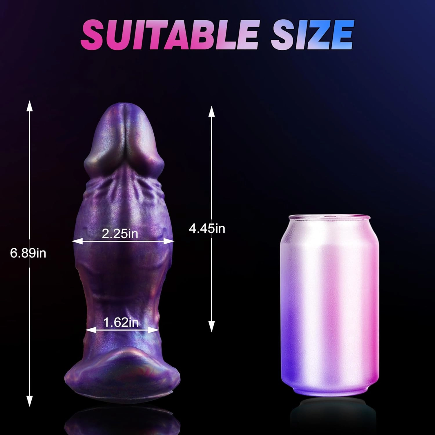 Yula 8.07 Anal Stretcher XL Butt Plug Large Anal Plug - Laphwing