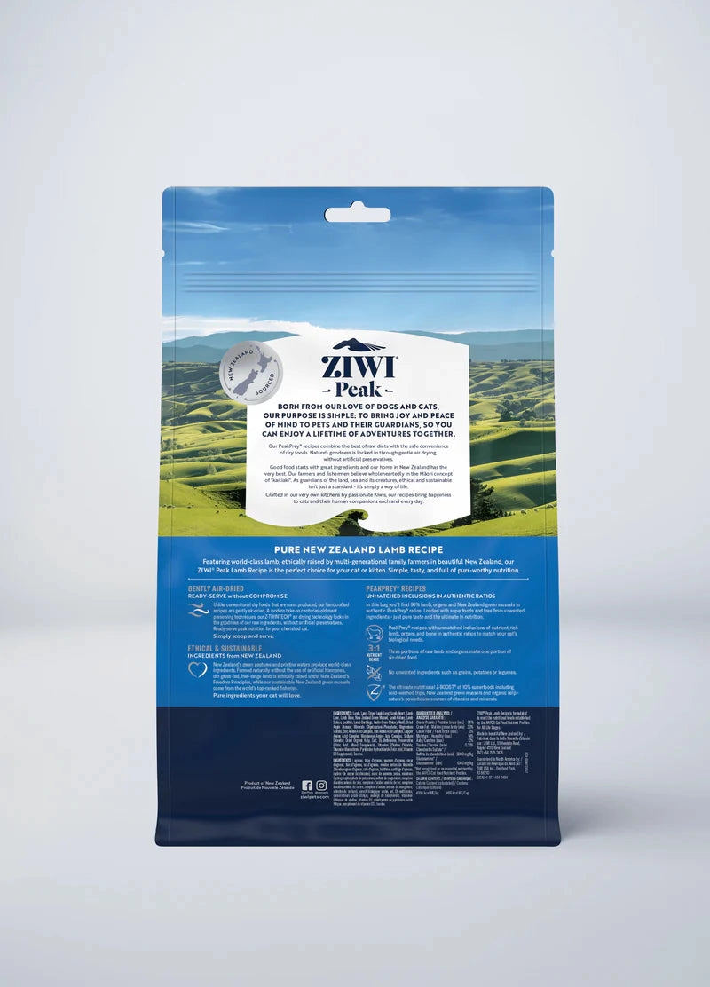 Ziwi Peak Air-Dried Lamb Dry Cat Food