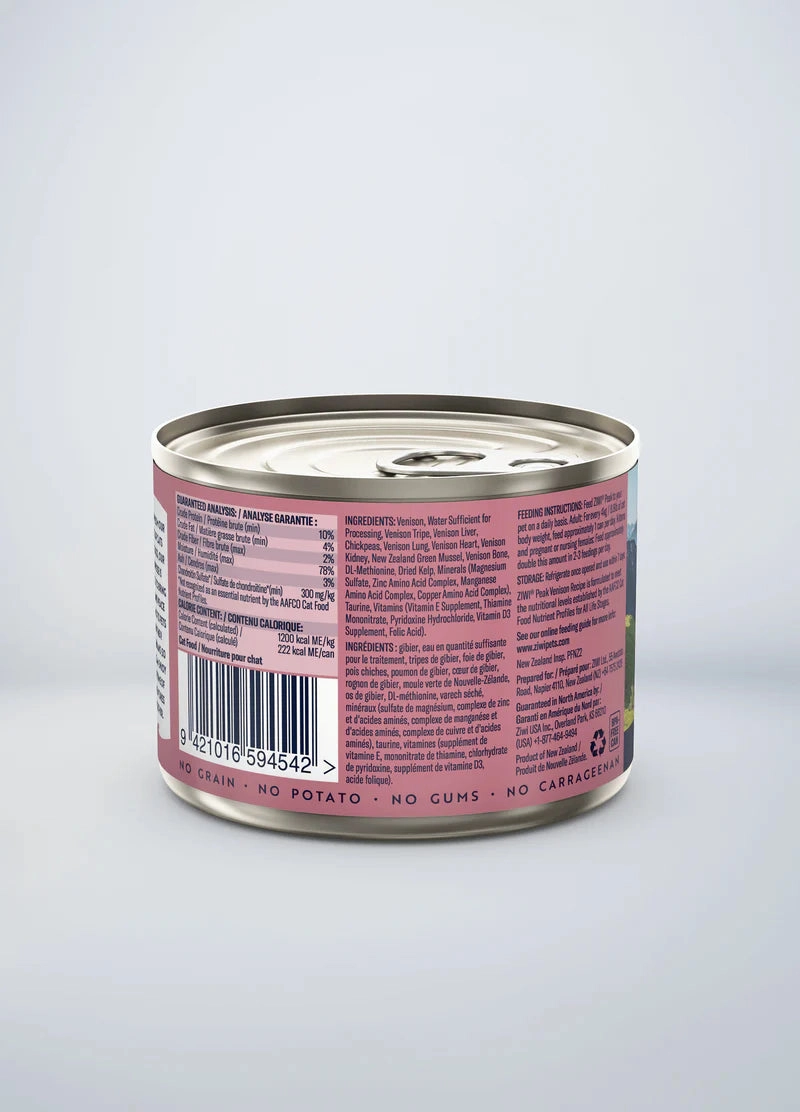 Ziwi Peak Wet Venison For Cats